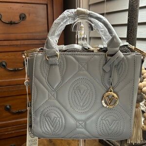 Valentino Orlandi Gray Crossbody Bag